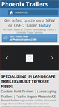 Mobile Screenshot of phoenixtrailersales.net